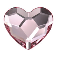 Swarovski 2808 Heart Flat Back crystals（3.6mm）
