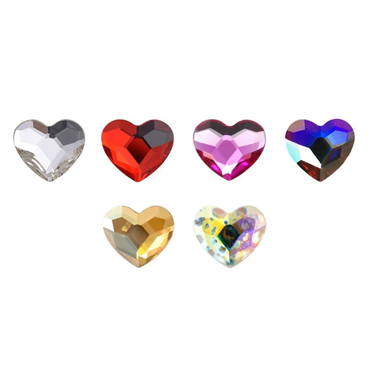 Swarovski 2808 Heart Flat Back crystals（3.6mm）