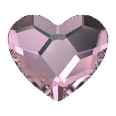 Swarovski 2808 Heart Flat Back crystals（3.6mm）