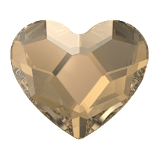 Swarovski 2808 Heart Flat Back crystals（3.6mm）