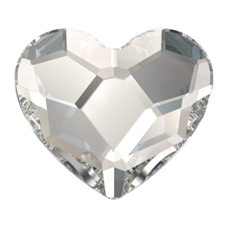 Swarovski 2808 Heart Flat Back crystals（3.6mm）