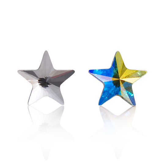 Swarovski 2816 Rivoli Star Flat Back crystals（5mm）