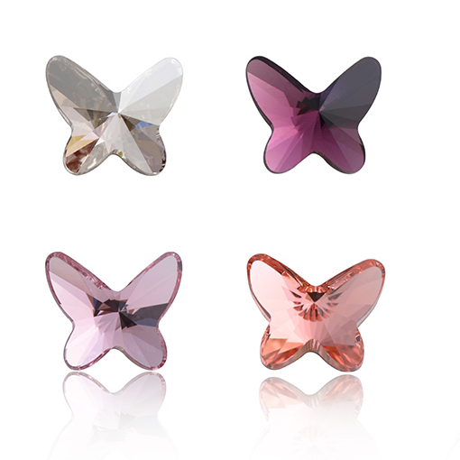 Swarovski 2854 Butterfly Flat back crystals（12mm）