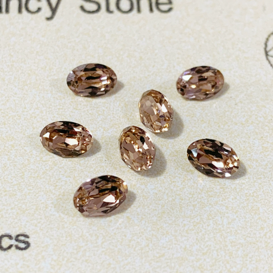 Swarovski 4120 crystal Oval Fancy Stone 319Vintage Rose（8x6mm）