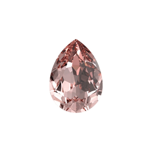 Swarovski 4320 Crystal  Pear Fancy Stone 319 Vintage Rose（8x6mm）