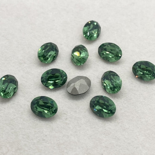 Swarovski 4120 crystal Oval Fancy Stone 360 Erinite （8x6mm）