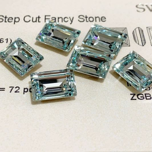 Swarovski 4527 crystal Step Cut Fancy Stone 361 Light Azore （14x10mm）