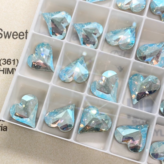 Swarovski 4809 crystal Sweet heart Fancy Stone 361SHIM （13x12mm）