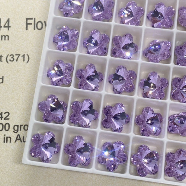 Swarovski 4744 crystal Flower Fancy Stone （10mm）
