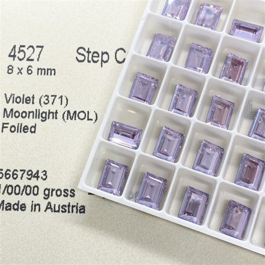 Swarovski 4527 crystal Step Cut Fancy Stone 371mol（8x6mm）
