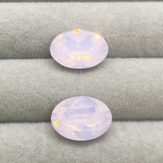 Swarovski 4120 crystal Oval Fancy Stone 395 Rose Water Opal（14x10mm）