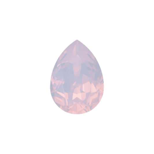Swarovski 4320 Crystal  Pear Fancy Stone 395Rose Water Opal（6x4mm）