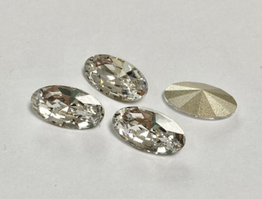 Swarovski 4162 Crystal Elongated Fancy Stone 001white（10x7.5mm）