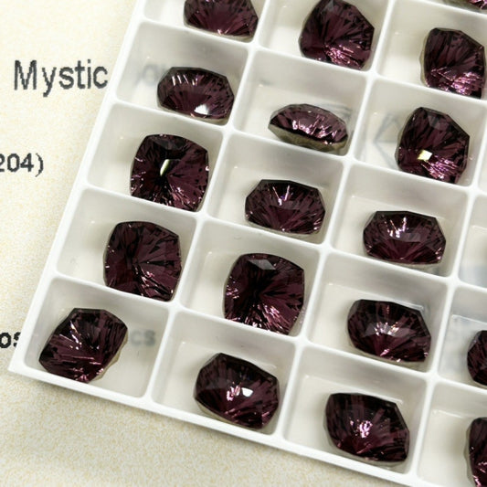 Swarovski 4460 Crystal Mystic Square Fancy Stone 204 Amethyst（10mm）