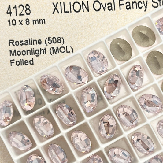 Swarovski 4128 Crystal XILION Oval Fancy Stone 508MOL （10x8mm）