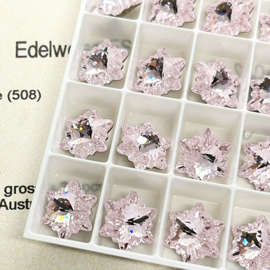 Swarovski 4753 crystal EdelweissFancy Stone 508 Rosaline（14mm）