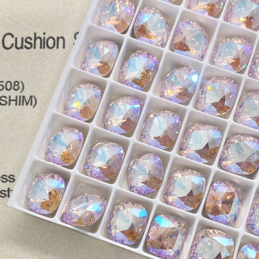 Swarovski 4470 crystal Cushion Square 508shim（10mm）