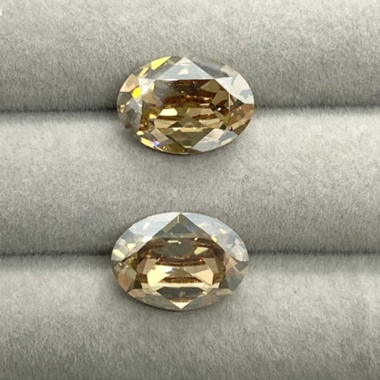 Swarovski 4120 crystal Oval Fancy Stone Golden Shadow（14x10mm）