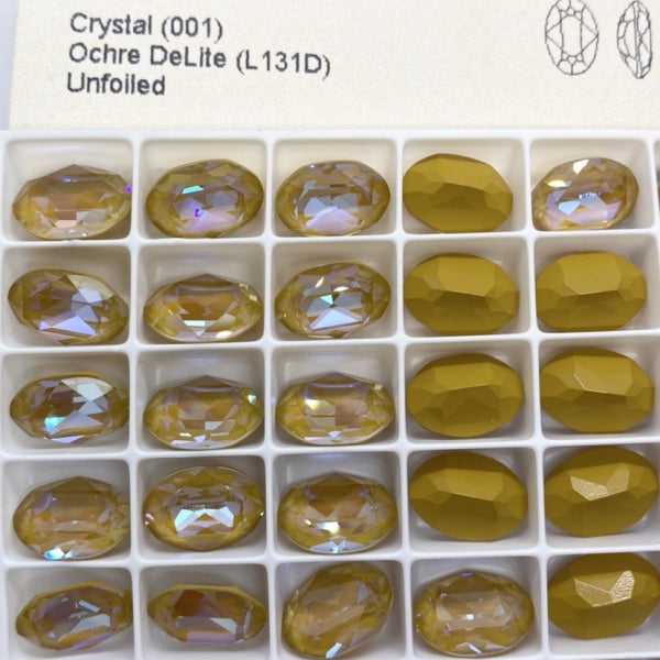 Swarovski 4120 crystal Oval Fancy Stone L131D（14x10mm）