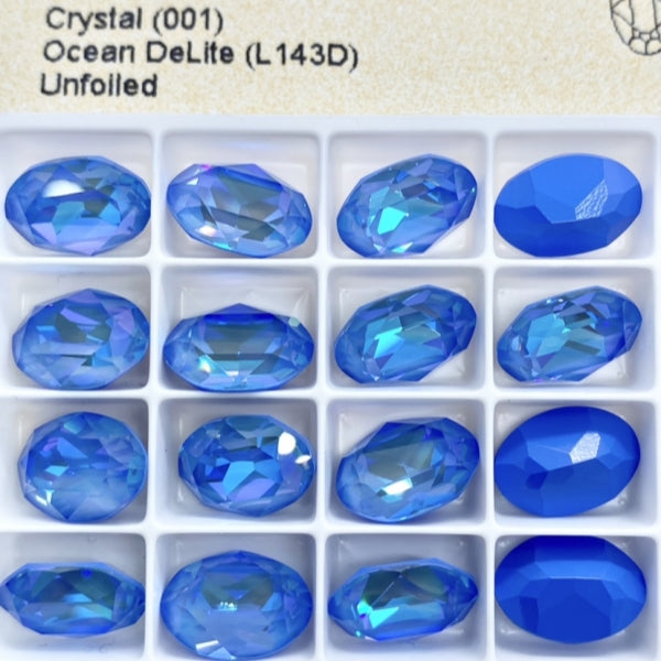 Swarovski 4120 crystal Oval Fancy Stone L143D（14x10mm）