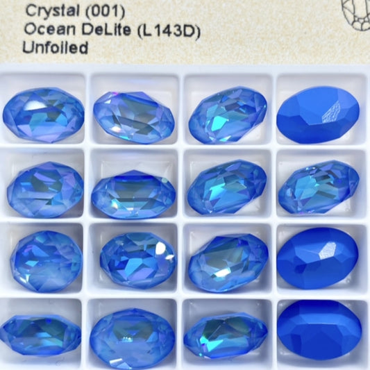 Swarovski 4120 crystal Oval Fancy Stone L143D（14x10mm）