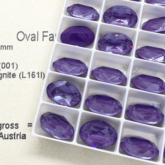 Swarovski 4120 crystal Oval Fancy Stone L161I（14x10mm）