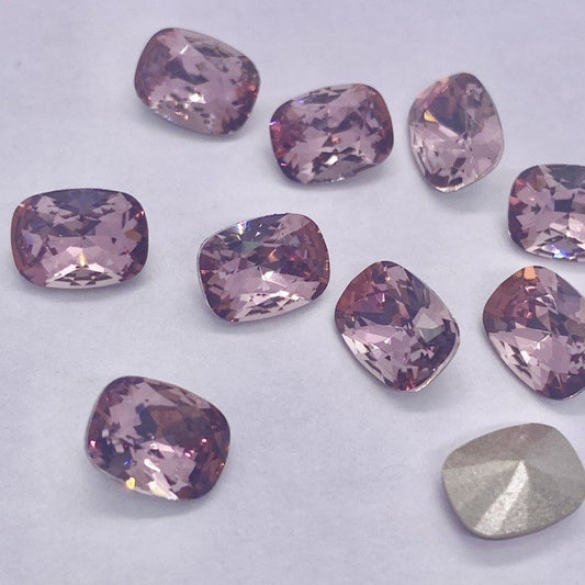 Swarovski 4568 Crystal Cushion Fancy Stone Antique Pink（8x6mm）