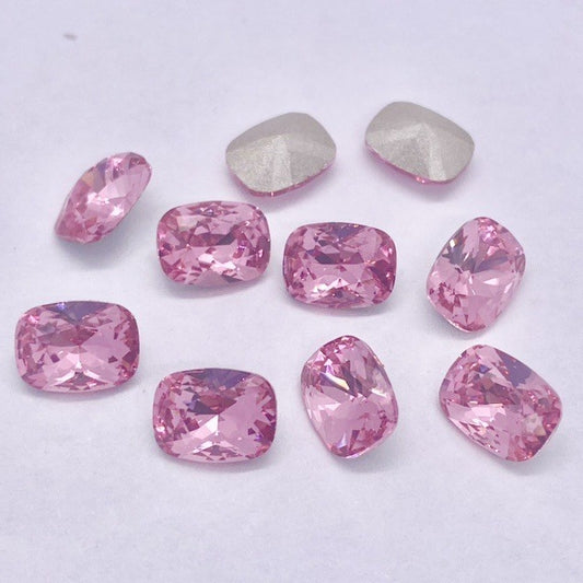 Swarovski 4568 Crystal Cushion Fancy Stone 209 rose（8x6mm）