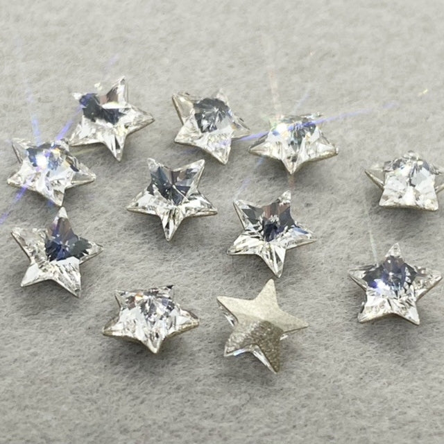 Swarovski 4745 Crystal star Fancy Stone 001white（5mm）