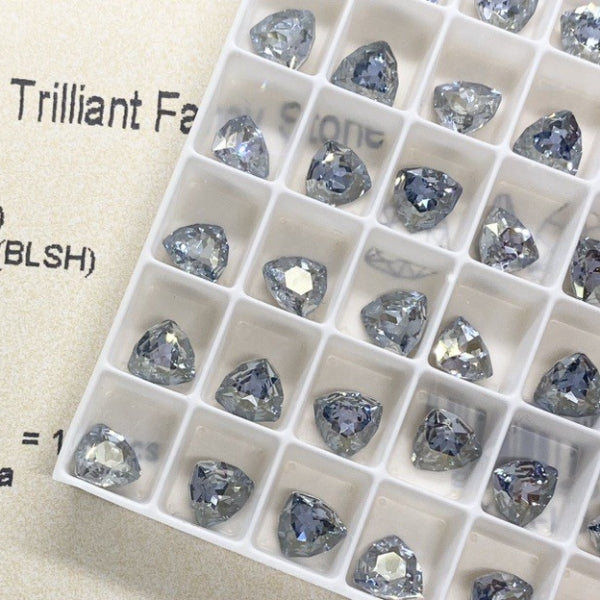 Swarovski 4706 Crystal Triliant Fancy Stone Blue Shade（7mm）