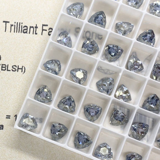 Swarovski 4706 Crystal Triliant Fancy Stone Blue Shade（7mm）