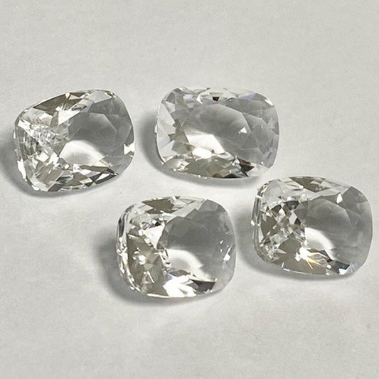 Swarovski 4568 Crystal Cushion Fancy Stone Transparent white（8x6mm）