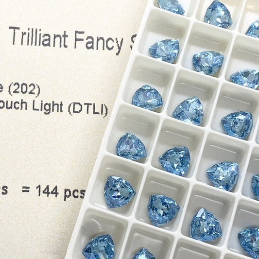 Swarovski 4706 Crystal Triliant Fancy Stone Aquamarine DTLI（7mm）