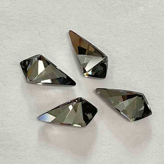 Swarovski 4731 Crystal Kite Fancy Stone Silver Night（10x5mm）