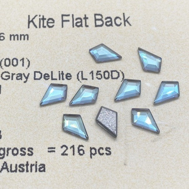 Swarovski 2771 Kite Flat Back crystals（8.6x5.6mm）