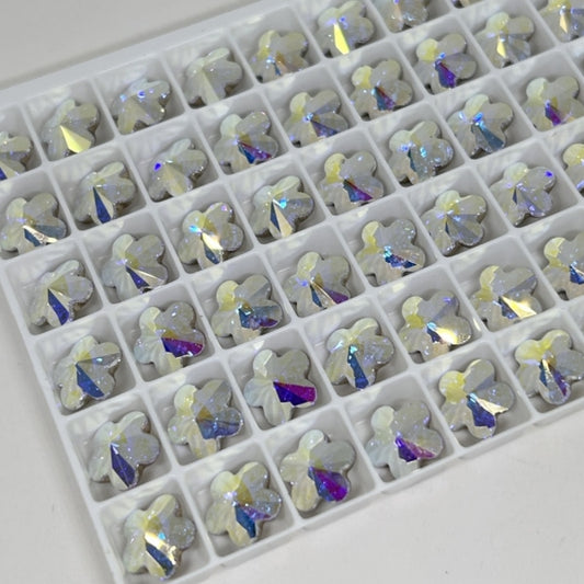 Swarovski 4744 crystal Flower Fancy Stone AB（10mm）