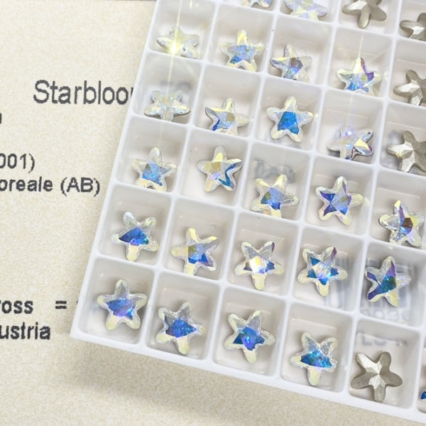 Swarovski 4754 crystal Starblopm FS Stone ab（8mm）