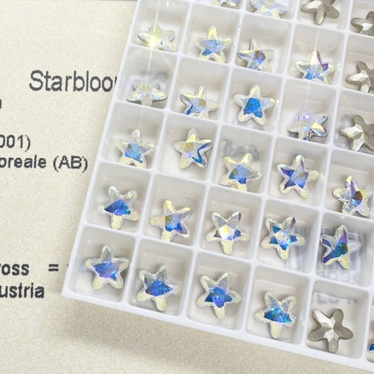 Swarovski 4754 crystal Starblopm FS Stone ab（8mm）