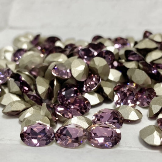 Swarovski 4120 crystal Oval Fancy Stone Antique Pink（8x6mm）