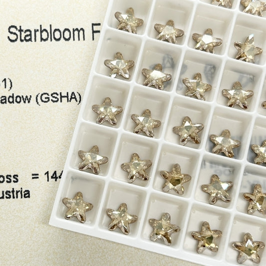 Swarovski 4754 crystal Starblopm FS Stone Golden Shadow  （8mm）