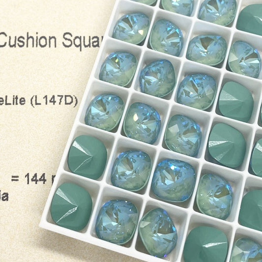 Swarovski 4470 crystal Cushion Square L147D（10mm）