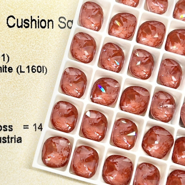 Swarovski 4470 crystal Cushion Square L160I（10mm）