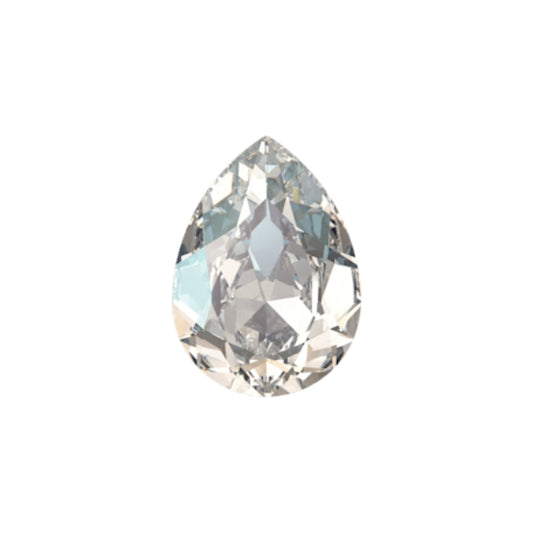 Swarovski 4320 Crystal  Pear Fancy Stone Crystal Moonlight（8x6mm）