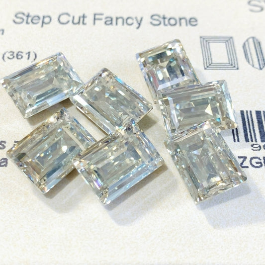 Swarovski 4527 crystal Step Cut Fancy Stone Crystal Moonlight （14x10mm）