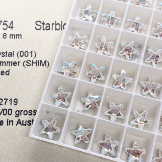 Swarovski 4754 crystal Starblopm FS Stone Shimmer （8mm）