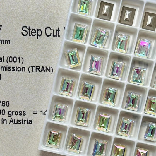 Swarovski 4527 crystal Step Cut Fancy Stone Transmission（8x6mm）