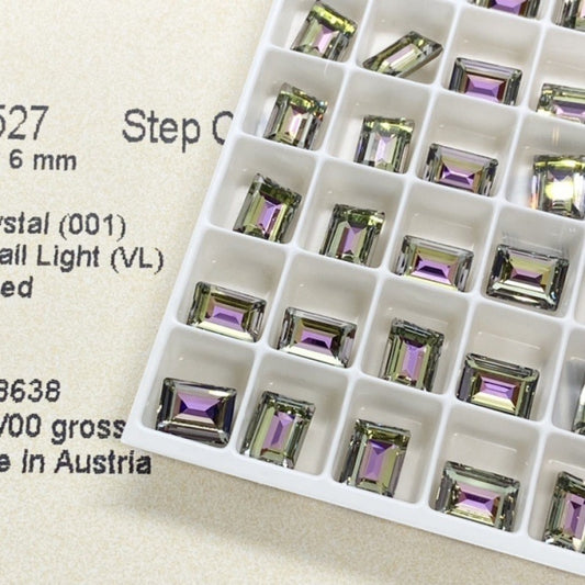 Swarovski 4527 crystal Step Cut Fancy Stone Vitrail Light（8x6mm）