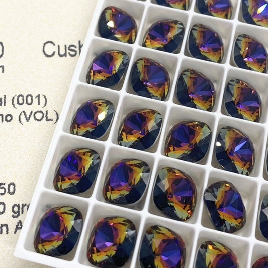 Swarovski 4470 crystal Cushion Square VOL（10mm）